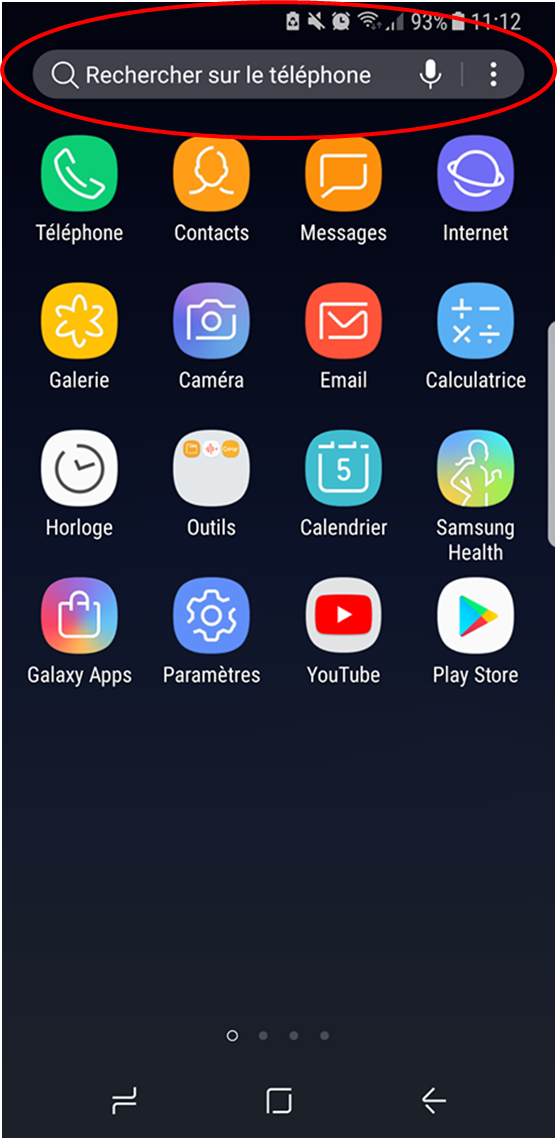Rechercher téléphone