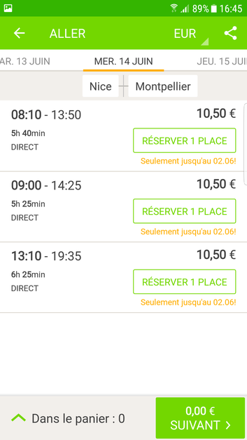 Flixbus-application