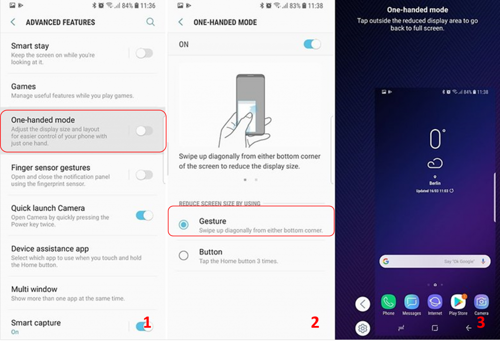 Samsung-galaxy-S9-mode-une-main