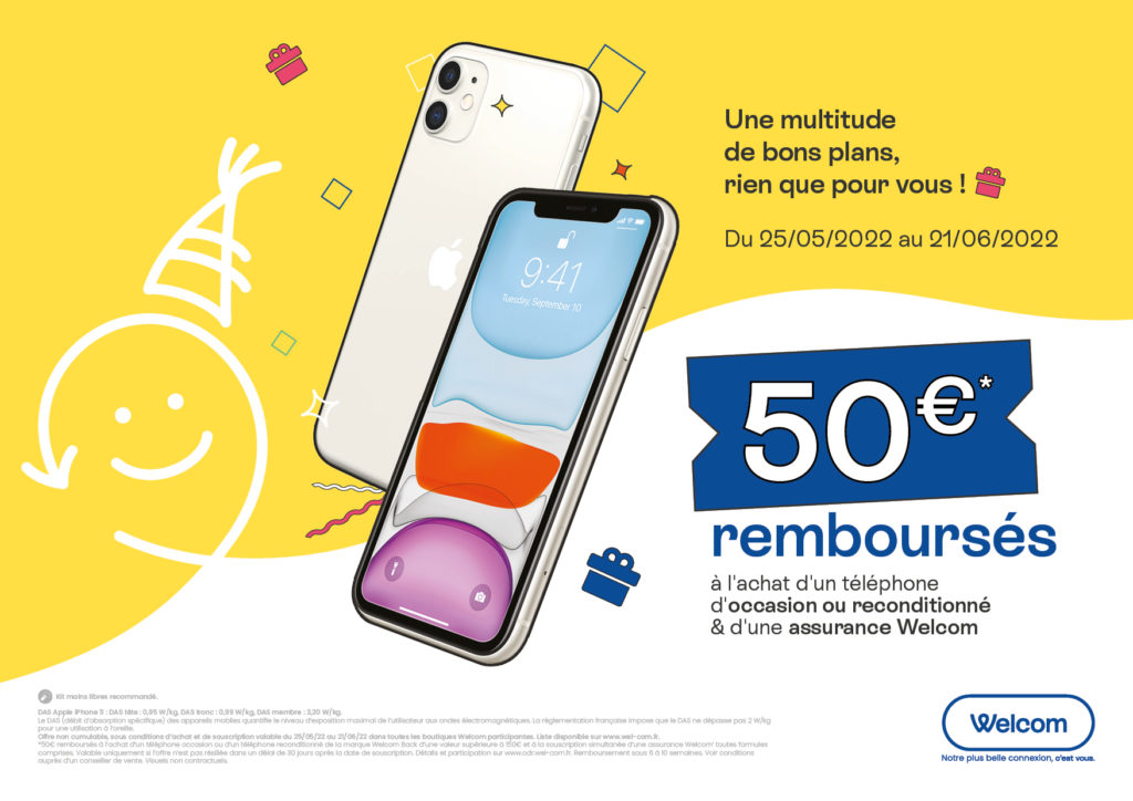 Promo smartphone d'occasion et reconditionné