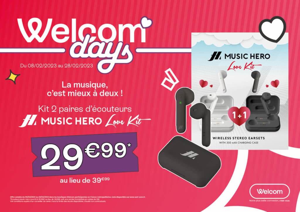 Ecouteurs Love Kit