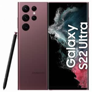Samsung Galaxy S22 Ultra 5G - 128 Go - Bordeaux - Bon état - Occasion