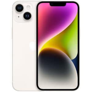 Apple iPhone 14 - 256 Go - Blanc - Très bon état - Reconditionné