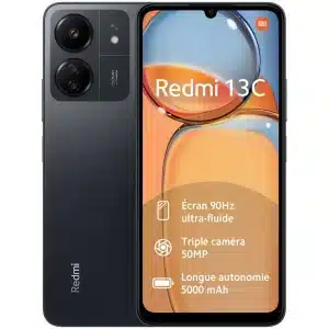 Xiaomi Redmi 13c - 128 Go - Noir - Bon état - Occasion